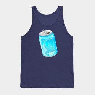 Whale in Can Tank Top